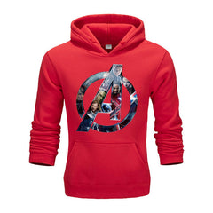 Trendy Avengers Printed Men's Loose Hoodie