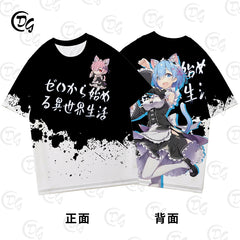 Men's and Women's Anime Short-sleeved T-shirt