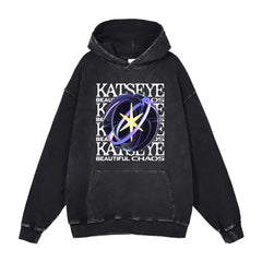 Vintage KPOP BEAUTIFUL CHAOS Washed Hoodie