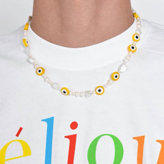 Devil's Eye Pearl Necklace