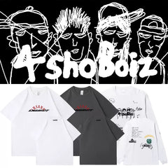 Unisex 4SHOBOIZ Cotton Printed T-shirt