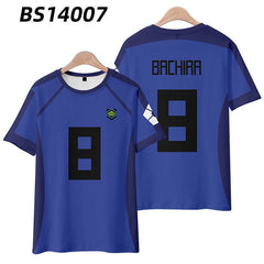 Unisex Anime Cosplay Jersey T-shirt Shorts