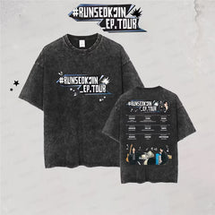 JIN Run Seokjin Ep Tour 2025 Vintage Shirt