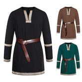 Men's Medieval Costume Knight Long Sleeve T-Shirt