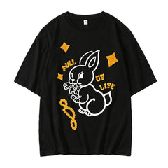 NJZ BUNNIE Loose Round Neck T-shirt