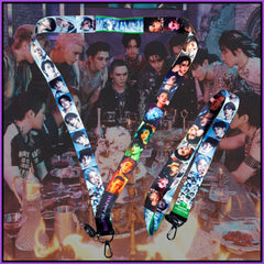 KPOP Pattern Phone Rope Lanyard