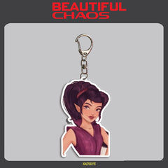 KPOP Cartoon Acrylic Keychain Pendant Set