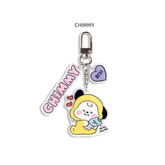 KPOP Cartoon Transparent Acrylic Keychain