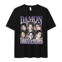 Damon Salvatore TV Series Graphic T-Shirt