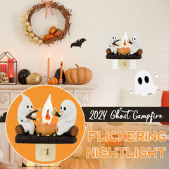 Spooky Campfire Ghosts Night Light