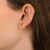 Snake Stud Earrings A Pair