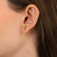Snake Stud Earrings A Pair