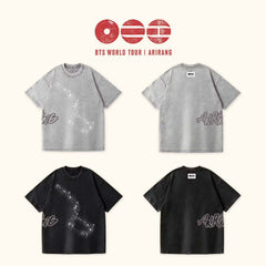 ARIRANG Starlight Print Washed Unisex T-shirt