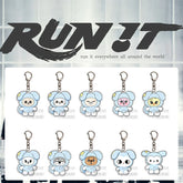 SKZ "RUN IT" 8th Anniversary Doll Acrylic Keychain