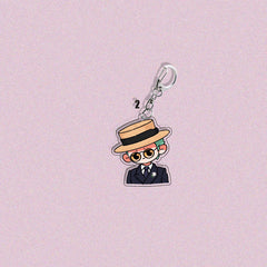 GD Cartoon Pendant Acrylic Keychain