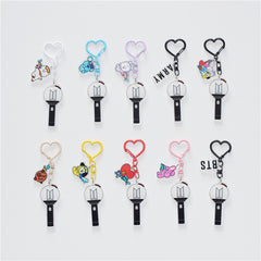 BANGTAN Acrylic Lightstick Keychain