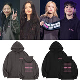 Kpop BORN PINK Letter Pullover Hoodie