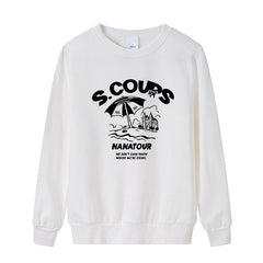 Kpop Graphic Printed Round Neck Sweatshirt