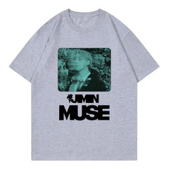 Unisex Kpop Jimin Muse Cotton T-shirt