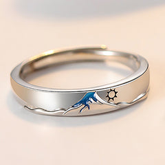 Sun and Moon Couple Ring