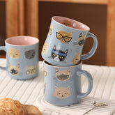 Cartoon Cat Ceramic Mug