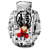 Men's Anime All Over 3D Print Loose Hoodie