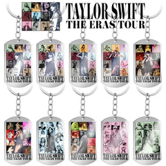 Taylor Dog Tag Keychain Pendant