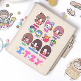 WITZY Short Zipper Wallet Purse