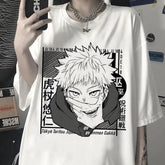 Unisex Retro Anime Pattern Loose T-Shirt