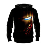Unisex Tony Digital Print Pullover Cosplay Hoodie