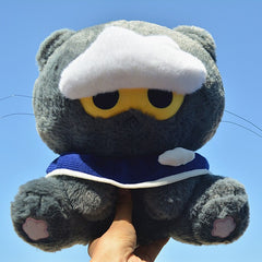 GD Grey Plush Doll Keychain