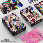 30PCS BP LISA JENNIE Holographic Photocard