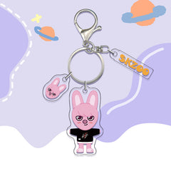 KPOP Cartoon Acrylic Double-sided Keychain
