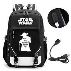 The Darth Face Large Capacity Backpack