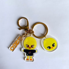 Kpop Cartoon Acrylic Double-sided Keychain