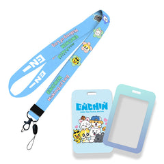 EN Acrylic Pendant Card Holder Lanyard