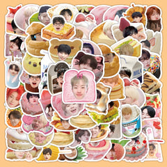 Seventeen Food Cartoon Stickers
