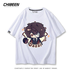 Versatile Dazai Anime Short Sleeve Top