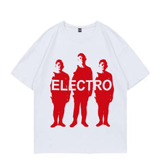 KEONHO Style Cotton Crew Neck Printed T-shirt