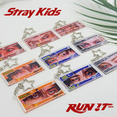 SKZ RUN IT Eyes Acrylic Keychain Bag Pendant