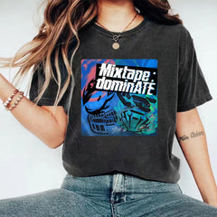 KPOP Dominate Washed Summer T-shirt