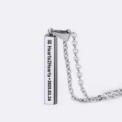 H2H Name Tag Titanium Steel Necklace