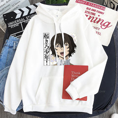 Unisex BSD Anime Print Pullover Hoodie