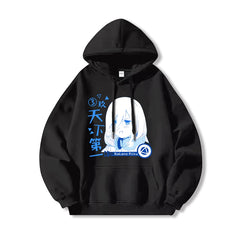 Men's Anime Nakano Print Loose Hoodie