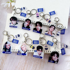 SKZ Album KARMA Acrylic Pendant Keychain