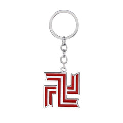 Anime Logo Double-sided Keychain Necklace
