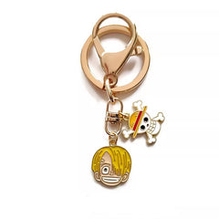 Creative Luffy Zoro Sanji Keychain Alloy Pendant