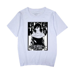 Unisex Anime Print Crew Neck Short Sleeve T-Shirt