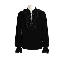 Medieval Gothic Retro Men's Cosplay Long-sleeved Shirt