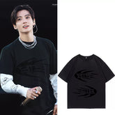 JK BANGTAN Printed Cotton Short Sleeve T-Shirt